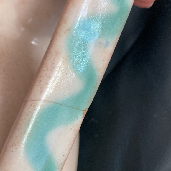 Vintage DERUTA Italian Pottery Rose floral Pitcher Shabby Ceramic Made Italy - Picture 10 of 12